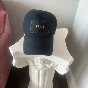 Fendi baseball cap navy one size
